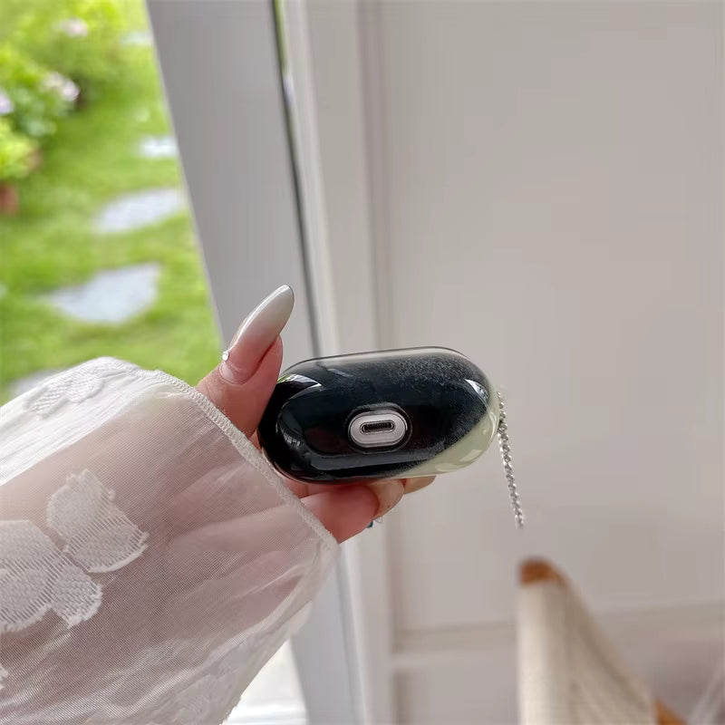 Luminous Glitter Quicksand Earphone Case for Airpods Pro Airpod 4 3 2 Cover Headphone Gloss Moving Sand Hard Protective Bag 2025