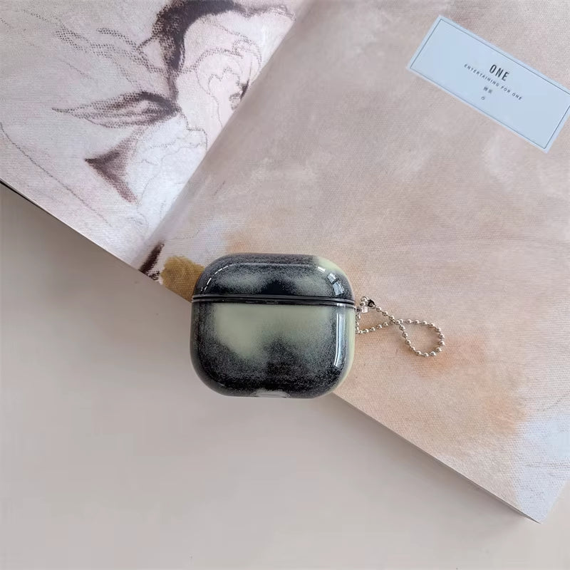 Luminous Glitter Quicksand Earphone Case for Airpods Pro Airpod 4 3 2 Cover Headphone Gloss Moving Sand Hard Protective Bag 2025